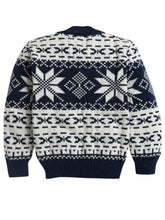 Little Angels Little Angels Baby Wool Round Neck Full Sleeves Striped Pullover Sweater for Baby Boys Pullover Tiny Snowflakes Knitted Sweater